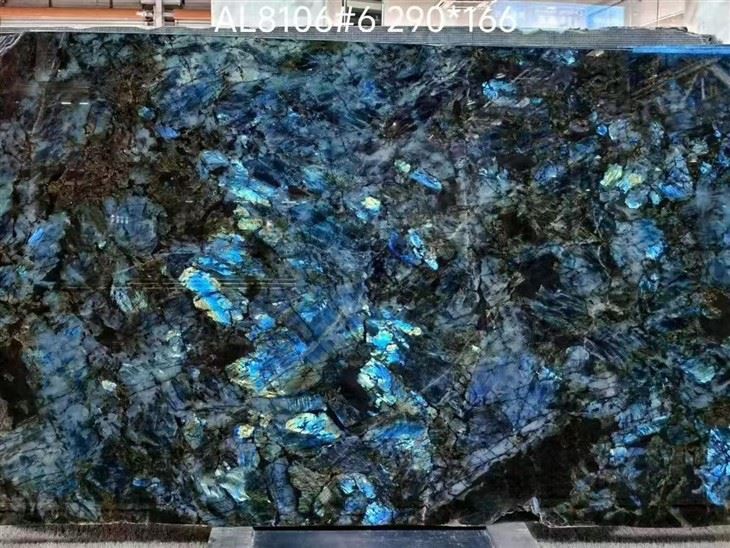 Blue Emerald Slabs for table